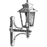 Opviq Vanjska zidna lampa BAP-68211-BKR, 60 cm, E27, 40W, IP65, Smeđa | Eponuda.ba