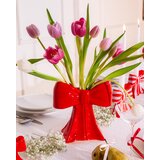 DOIY vaza mašna, crvena, 20 cm, | ePonuda.com