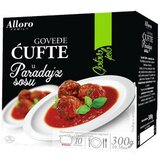 ALLORO goveđe ćufte u paradajz sosu, 300g Cene