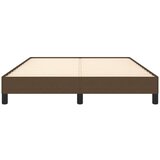 vidaXL Posteljni okvir temno rjav 140x200 cm blago | Shoptok.si
