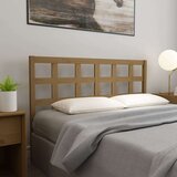  Uzglavlje za krevet boja meda 156 x 4 x 100 cm masivna borovina | shoptok.hr