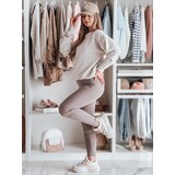 DStreet Legginsy damskie z wysokim stanem ACTIVIS ciemnoszare | shoptok.hr