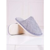 SHELOVET Gray men's slippers Cene