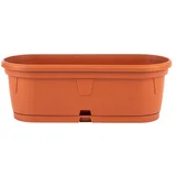 Žardinjera sa podlogom 35cm terakot