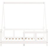  Okvir za dječji krevet bijeli 70 x 140 cm od masivne borovine | shoptok.hr