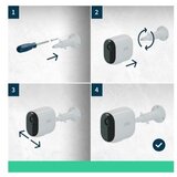 ARLO Essential VMC2030-100EUS bela zunanja IP kamera, (21025568) | Shoptok.si