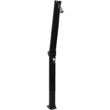 sklopivi solarni tuš crni 214 cm 23 L