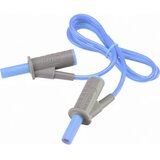 Voltcraft Varnostni merilni kabel [lamelni vtič 4 mm - lamelni vtič 4 mm] 0.75 m modre barve MSB-501, (20422922) Cene