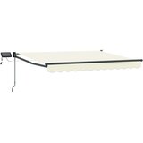 Ručna Ročna zložljiva senčnica z LED lučmi krema 3 x 2,5 m, (5000204922) | Shoptok.si