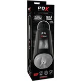 PDX Ultimate Milker - punjivi masturbator za muženje penisa (crni) | shoptok.hr