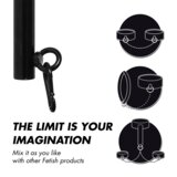 Fetish Submissive Bondage Adjustable Separator Bar 4 Pieces Black | shoptok.hr