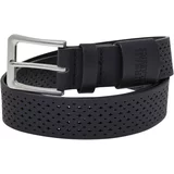 Urban Classics Accessoires Synthentic Leather Perforated Belt black