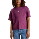 Calvin Klein Jeans Majice s kratkimi rokavi - Vijolična