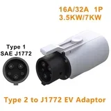 Adapter za punjač EV Type 2 na Type 1 (J1772)