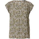 Opus Bluza 'Fannie' zelena / črna / bela | Shoptok.si