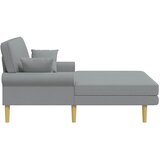  Šezlong Svjetlosiva Tkanina | shoptok.hr