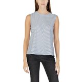 Tommy Hilfiger Majice brez rokavov CRINKLE VIS MIX SLEE WW0WW44554 Modra Cene