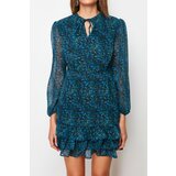 Trendyol Green Patterned Ruffle Dress | shoptok.hr