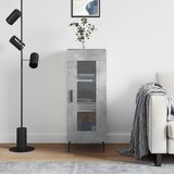 vidaXL Komoda betonsko siva 34,5x34x90 cm inženirski les Cene