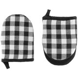 Tiseco Home Studio Bombažne kuhinjske rokavice v kompletu 2 ks Gingham – Cene