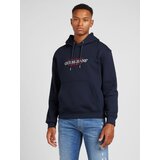 Guess Jeans Sweater majica morsko plava / crvena / bijela | shoptok.hr
