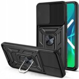 Onasi silikonski ovitek armor ring z zaščito kamere za xiaomi redmi 12C - črn Cene