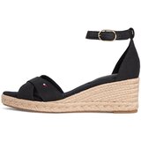 Tommy Hilfiger Sandali s paščki črna Cene
