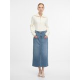 Orsay Blue women's denim maxi skirt - Women's | shoptok.hr
