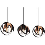  Luster na sajli MOONLIGHT 3xE27/15W/230V crni/bakreni | Eponuda.com