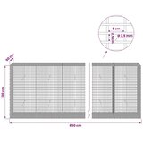  Gabion s žicom debljine 3 5 mm i mrežom 5x2 5 cm 650x50x100 cm - 50 cm 100 cm 650 cm | shoptok.hr