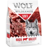 Wolf of Wilderness 2 x 1 kg suha hrana po posebni ceni! - "Soft - High Valley" - govedina