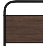 vidaXL Okvir kreveta bez madraca smeđa boja hrasta 75x190 cm drveni | shoptok.hr