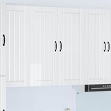  Ormar za Zid Lucca Bijela visokog sjaja 80 x 31 x 100 cm | shoptok.hr