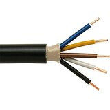  Zemeljski kabel NYY-J 5x1,5 mm² (NYY-J, 5, 1,5 mm², 50 m, Črne barve) Cene