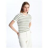 LC Waikiki Crew Neck Striped Short Sleeve Women's Knitwear Sweater | ePonuda.com