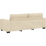  3-dijelni set sofa s jastucima, krem tkanina | shoptok.hr
