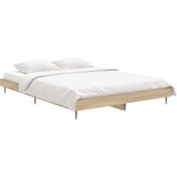  Okvir za krevet boja hrasta 135x190 cm od konstruiranog drva | Eponuda.com