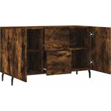  Komoda boja dimljenog hrasta 100 x 36 x 60 cm konstruirano drvo Smeđa | shoptok.hr