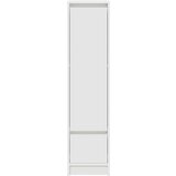 vidaXL Visoka omara bel 29,5x34x119,5 cm inženirski les | Shoptok.si