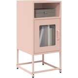 vidaXL Nočna omarica Pink 36x39x78 cm Hladno valjano jeklo | Shoptok.si