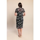 Fenzy Elegantna Midi Haljina S Printom, Crna | shoptok.hr