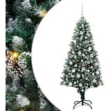 vidaXL Umjetno božićno drvce Zelena 180 cm PVC i Čelik i Plastika | shoptok.hr