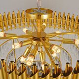 Brilagi Plafonski luster ECLIPSE 12xE14/10W/230V prečnik 78 cm zlatni Slike