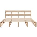 vidaXL Okvir kreveta bez madraca 180 x 200 cm od masivne borovine | shoptok.hr