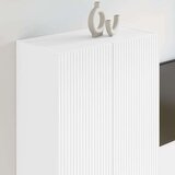 TV stenska omara Bela 59,5 x 31 x 100 cm Konstruiran les, (5000092209) | Shoptok.si