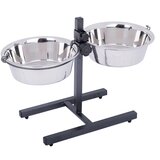 zooplus Pasji bar vklj. z 2 posodama iz nerjavečega jekla - 2 x 4,2 l, Ø 28 cm, višina do 60 cm Cene