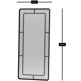 Hanah home Metalno Ogledalo Edgea Black | ePonuda.com