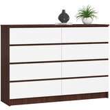 AKORD KOMODA K140 8SZ CLP VENGE / BELO, (21703142) Cene