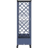  Povišeni krevet s mrežom i krovom Siva 202,5 x 40 x 127 cm PP | shoptok.hr