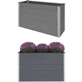 Visoka greda WPC 150x50x91 cm siva